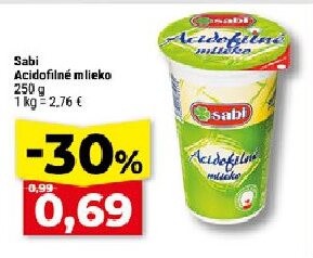 Sabi Acidofilné mlieko