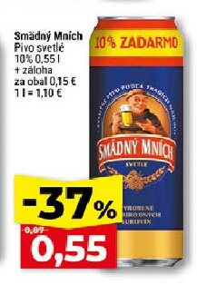 Smädný Mních Pivo svetlé