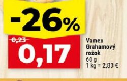 Vamex Grahamový rožok