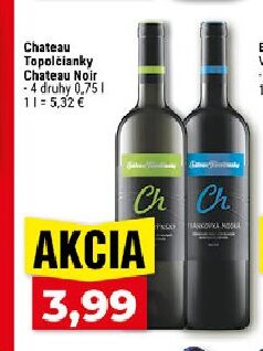 Chateau Topolčianky Chateau Noir - 4 druhy