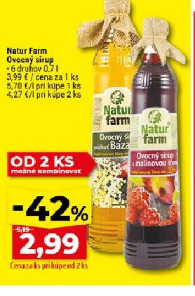 Natur Farm Ovocný sirup
