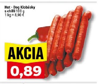 Hot-Dog Klobásky s chilli