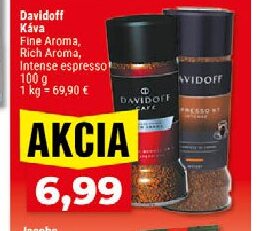 Davidoff Káva Fine Aroma, Rich Aroma, Intense espresso