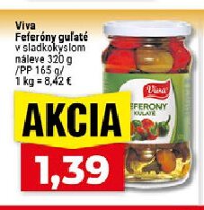 Viva Feferóny guľaté v sladkokyslom náleve
