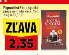 Popradská Extra špeciál pražená mletá káva
