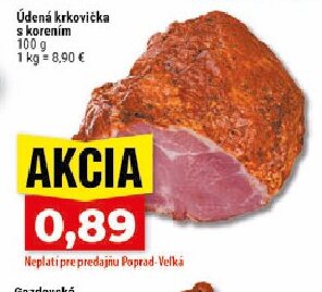 Údená krkovička s korením