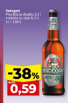 Radegast Pivo Rázna desítka