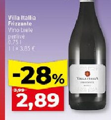 Villa Itallia Frizzante Víno biele perlivé