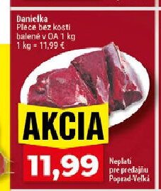 Danielka Plece bez kosti balené v OA