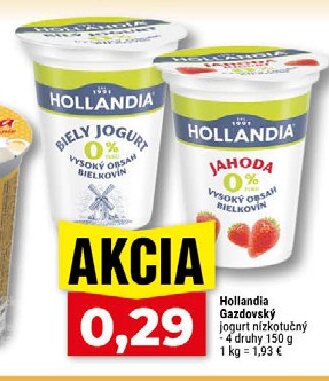 Hollandia Gazdovský jogurt nízkotučný