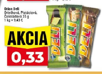 Orion Deli Oriešková, Pistáciová, Čokoládová
