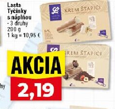 Lasta Tyčinky s náplňou