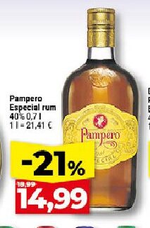Pampero Especial rum