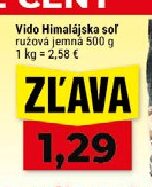 Vido Himalájska soľ ružová jemná