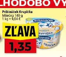 Pribináček Krupička Mliečna