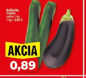 Baklažán, Cuketa voľná