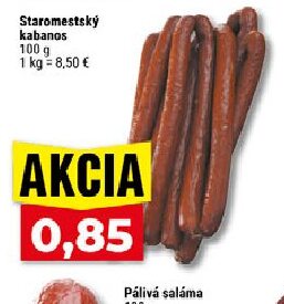 Staromestský kabanos