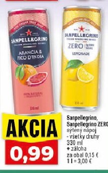 Sanpellegrino, Sanpellegrino ZERO sýtený nápoj