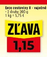 Erce cestoviny 8-vaječné