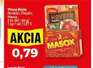 Vitana Bujón Hovädzí, Slepačí, Masox