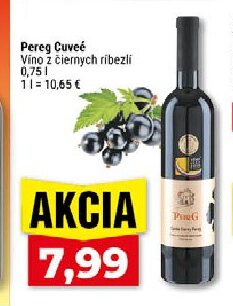 Pereg Cuvée Víno z čiernych ríbezlí