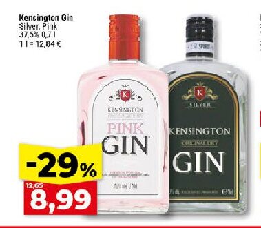 Kensington Gin Silver, Pink