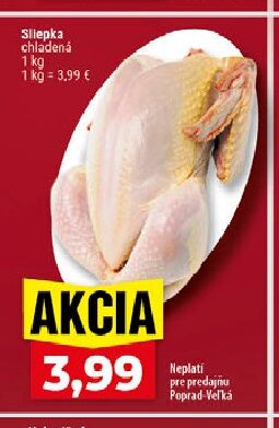 Sliepka chladená