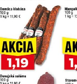 Staromestská Domáca klobása