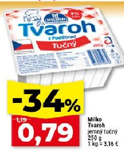 Milko Tvaroh jemný tučný
