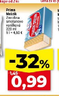 Prima Mrázik Zmrzlina smotanovo vanilková
