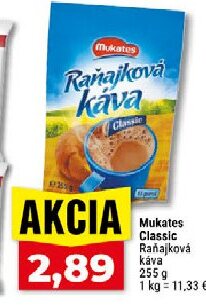 Mukates Classic Raňajková káva