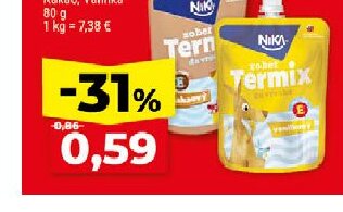 Nika Termix do vrecka Kakao, Vanilka