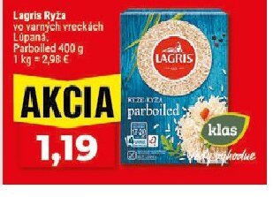 Lagris Ryža vo varných vreckách Lúpaná, Parboiled