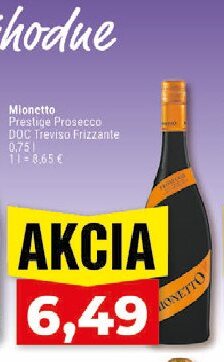 Mionetto Prestige Prosecco DOC Treviso Frizzante