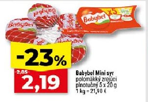 Babybel Mini syr polomäkký zrejúci plnotučný
