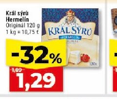 Kráľ sýrů Hermelín Originál