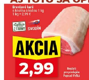 Bravčové karé s kosťou a kožou
