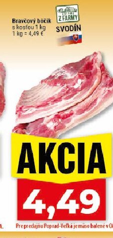 Bravčový bočik s kosťou