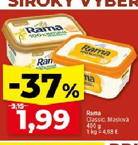 Rama Classic, Maslová
