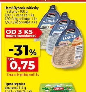 Hamé Rybacie nátierky