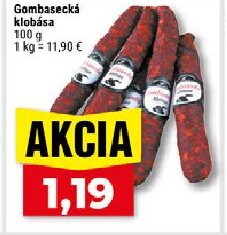 Gombasecká klobása