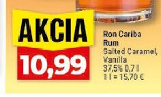 Ron Cariba Rum Salted Caramel, Vanilla