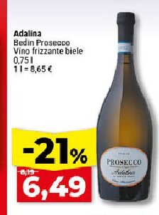 Adalina Bedin Prosecco Víno frizzante biele