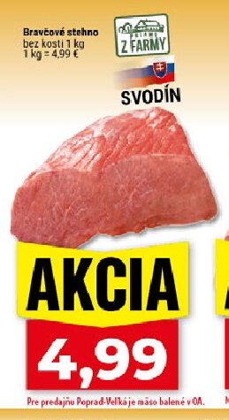 Z FARMY Bravčové stehno bez kosti