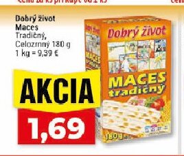 Dobrý život Maces Tradičný, Celozrnný