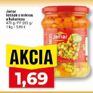 Jamar Hrášok s mrkvou a kukuricou