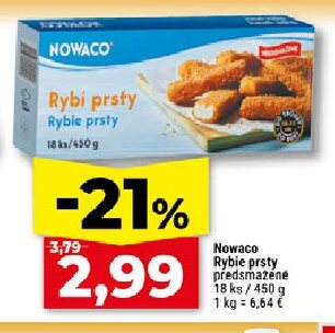 Nowaco Rybie prsty predsmažené