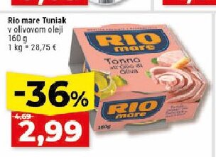 Rio mare Tuniak v olivovom oleji