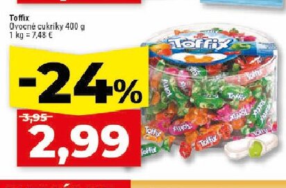 Toffix Ovocné cukríky