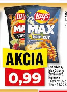 Lay's Max, Max Strong Zemiakové lupienky